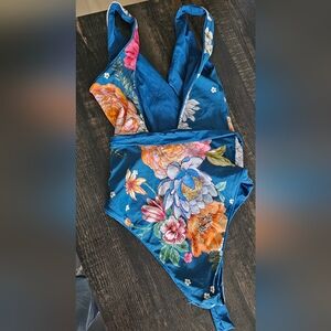 Maaji Vibrant Floral Blue Swimsuit